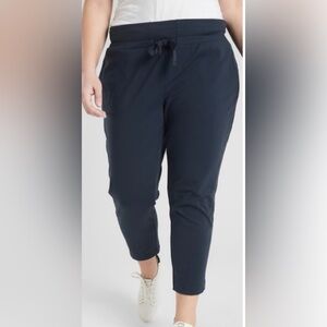 Athleta Metro Downtown Ankle Navy Pants  1X NWT